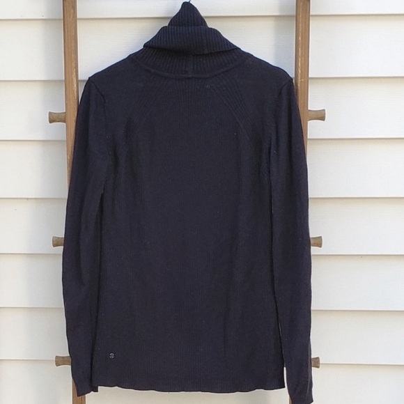 LULULEMON Sweat & Savasana Merino Wool Sweater in Inkwell (Black) — 8 - Picture 7 of 9